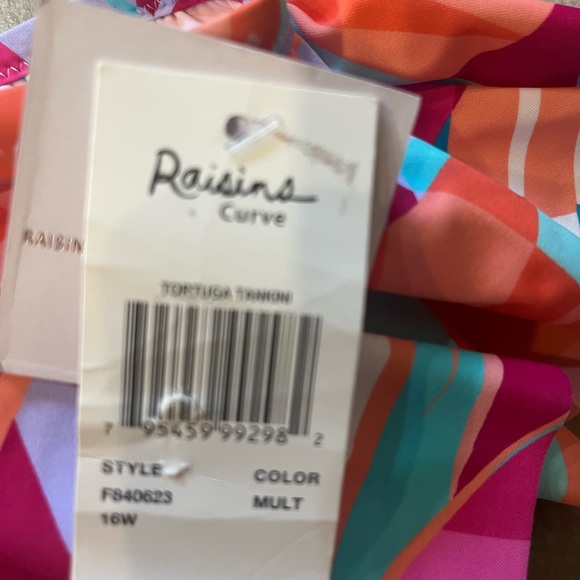 NWT cold shoulder tankini top size 18 - Picture 3 of 3